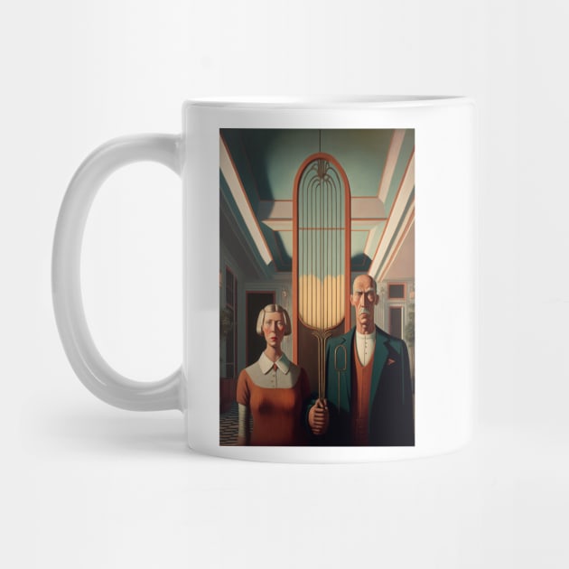 American Gothic pop Art classic by Darksavage